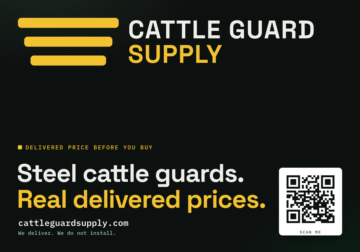 Cattle Guard Supply ad skin